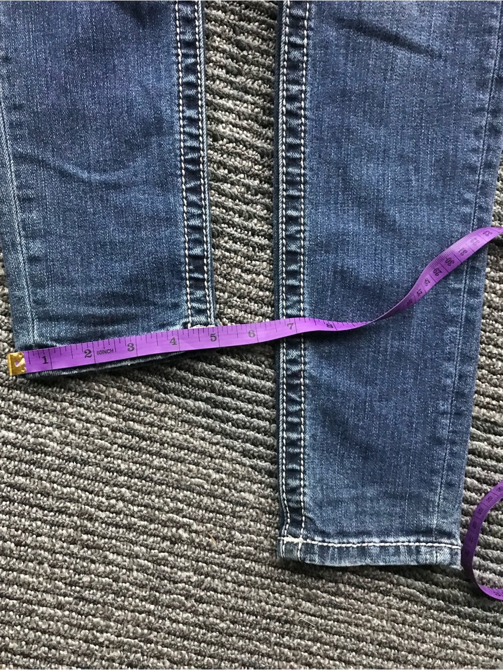 Miss Me Embroidered Dark Blue Denim Jeans with Sequin Pocket - Picture 9 of 9